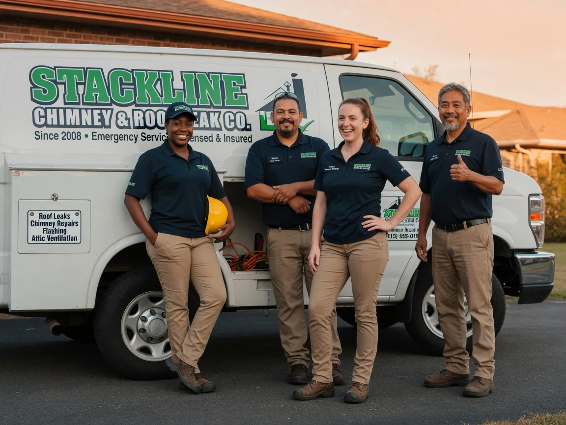 Chimney flashing repair company in Lawn, TX